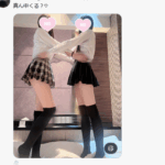 高身長３Pが大好評！【しいな】ちゃん＆【うらら】ちゃんペア